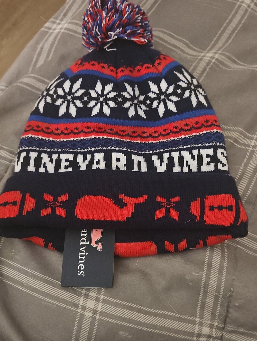 Vineyard Vines Nwt Pom Pom Beanie Hat